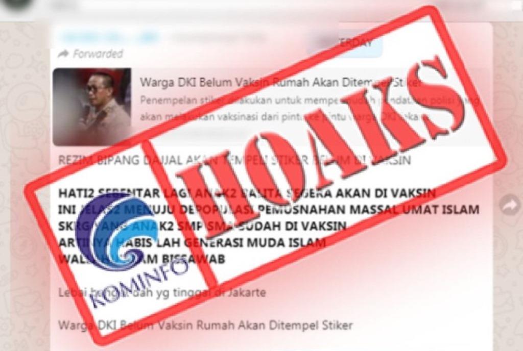 Cek Fakta: Hoax Vaksin untuk Balita Strategi untuk Musnahkan Umat Islam