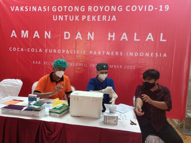 JMSI Bengkulu Apresiasi Vaksinasi Gotong Royong dari CCAI Untuk Seluma