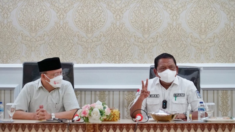 Sinergi Pembangungan Daerah, Bupati Mian Temui Gubernur Bengkulu