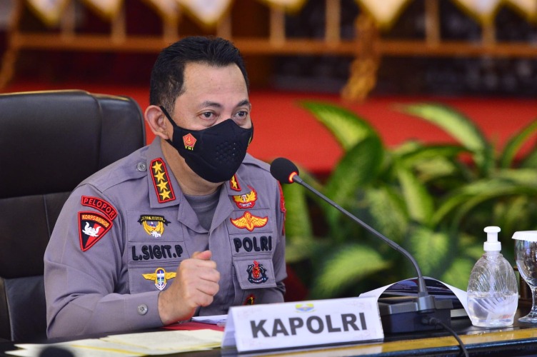 Kapolri Junjung Tinggi Kebebasan Demokrasi Lewat Perlombaan Mural