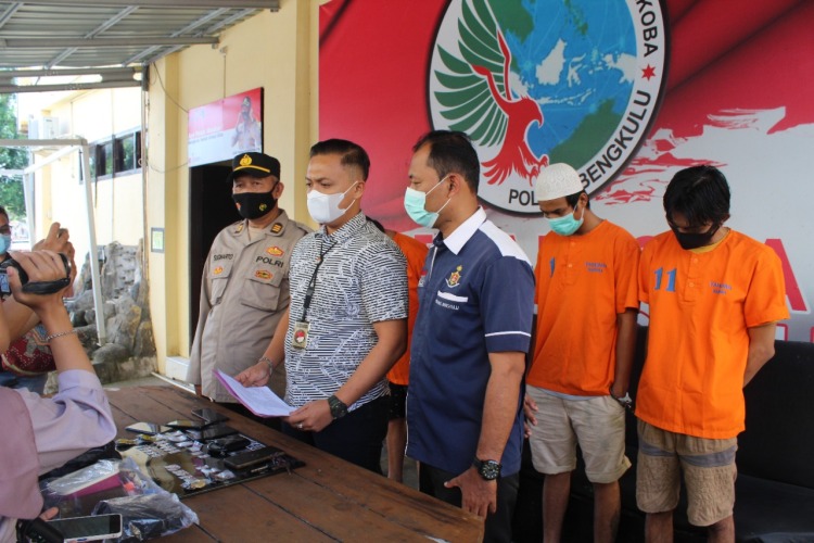 Sebanyak 5 Kasus Penyalahgunaan Narkoba Diungkap Polres Bengkulu