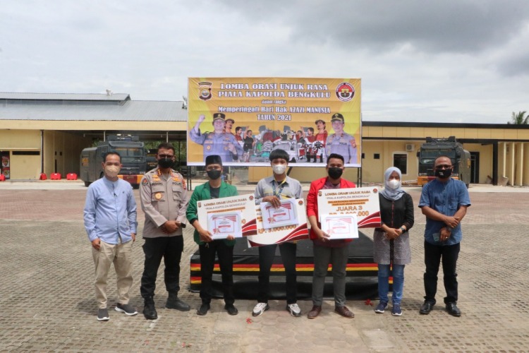 BEM UMB Juarai Lomba Orasi yang Digelar Polda Bengkulu