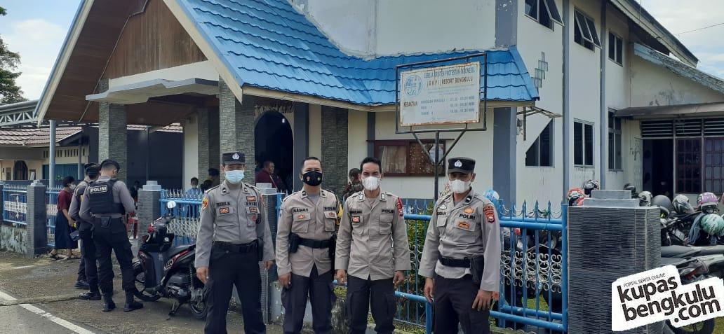 Polda Bengkulu Kerahkan Personel Penjagaan Disetiap Gereja
