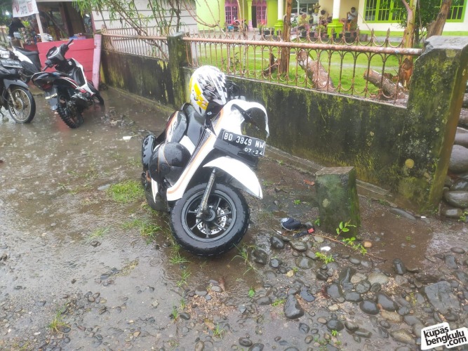 Sepeda motor yang dikendarai korban, Foto: Dok