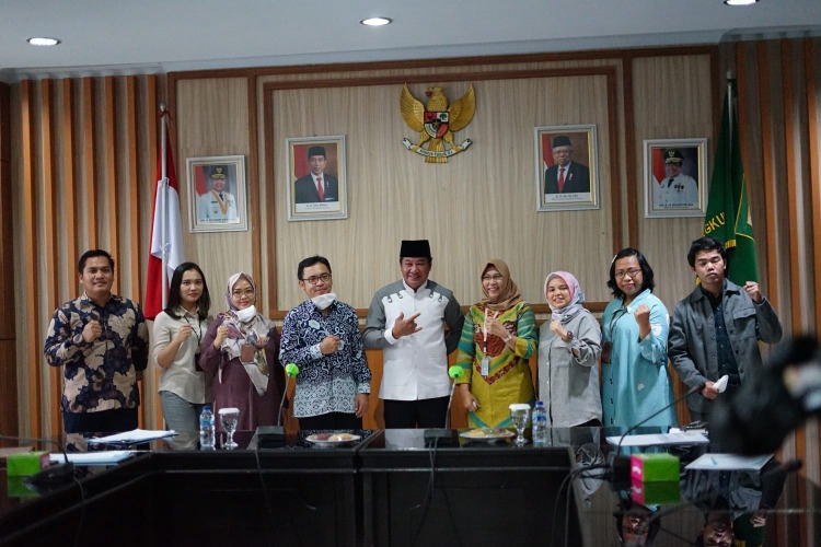 Entry Meeting Keuangan Pemerintah Daerah (LKPD) Provinsi Bengkulu tahun anggaran 2021 di Ruang Rapat Rafflesia Kantor Gubernur Bengkulu, Kamis, 17 Februari 2022, Foto: Dok