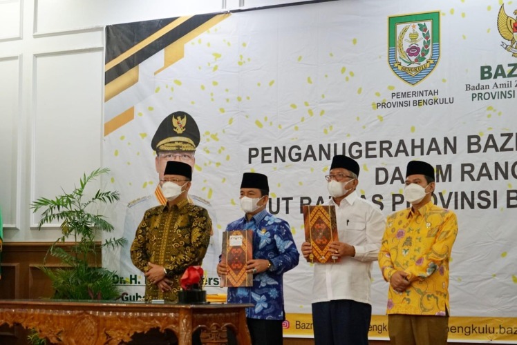 HUT BAZNAS Ke-21, Rohidin Inisiasi Pergub Optimalkan Eksistensi