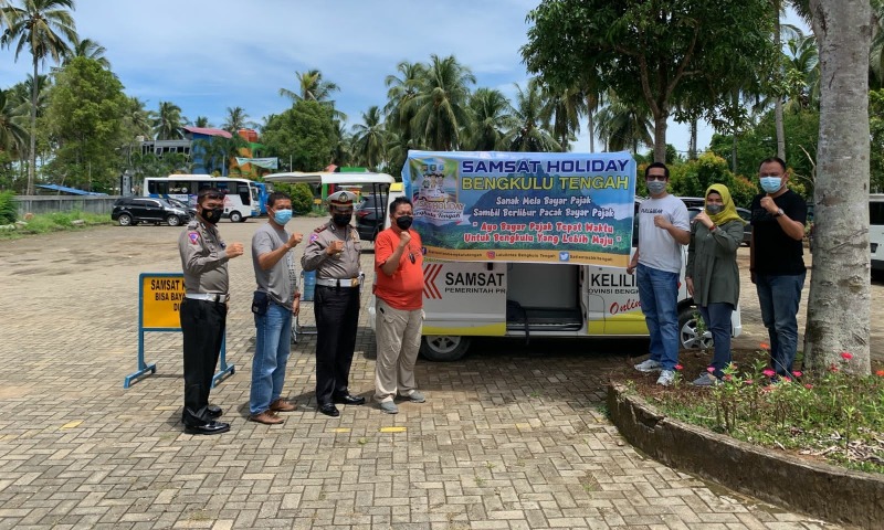 Anggota Sat Lantas Polres Bengkulu Tengah, Foto: Dok/Tribhrata