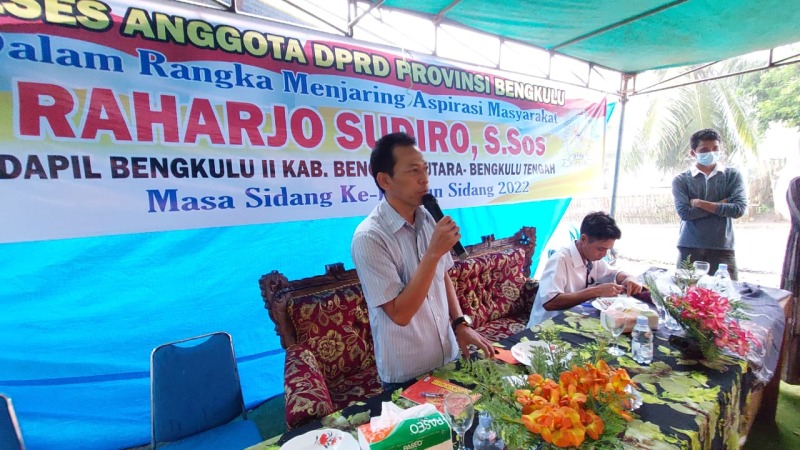 Kegiatan reses Raharjo Sudiro Dapil Bengkulu II Kabupaten Bengkulu Utara – Bengkulu Tengah, Kamis, 17 Maret 2022, Foto: Dok