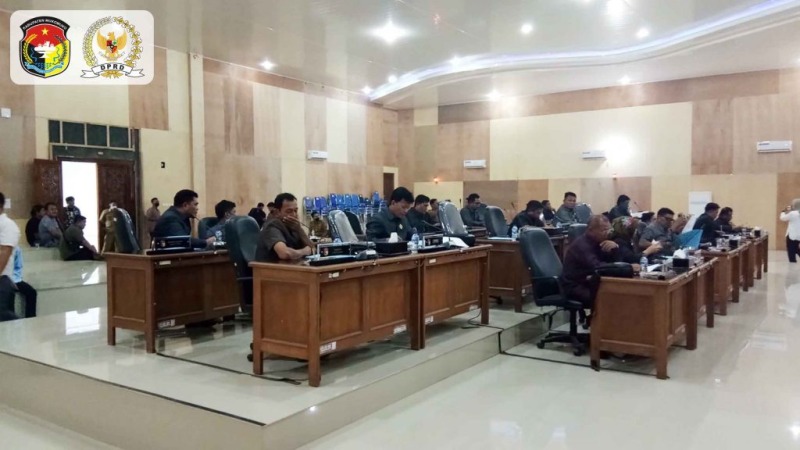 Sidang paripurna agenda penyampaian nota pengantar atas Laporan Keterangan Pertanggungjawaban Kepala Daerah (LKPj-KD) Tahun Anggaran (TA) 2021, Senin, 21 Maret 2022, Foto: Dok