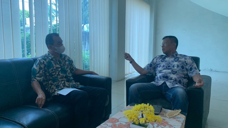 Ketua Komisi III DPRD Provinsi Bengkulu Sumardi melakukan sidak ke PT Bumi Waras dan PT Bengkulu Distributindo Raya Kota Bengkulu, Jumat, 11 Maret 2022, Foto: Dok