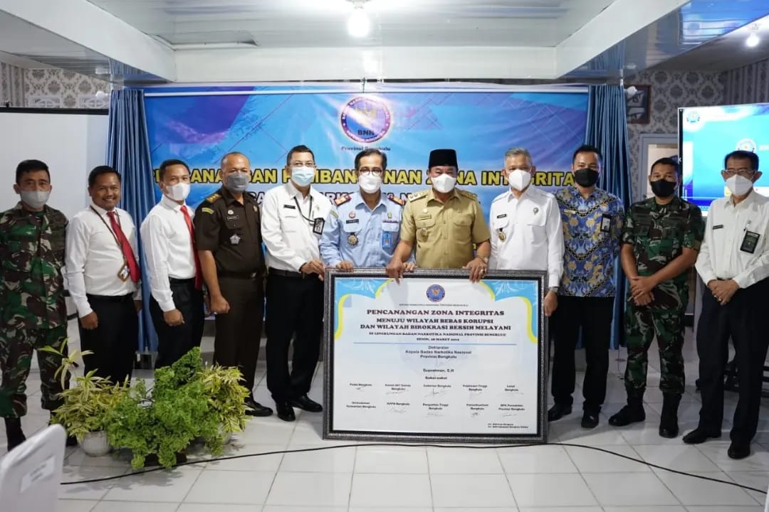 Wagub Rosjonsyah Hadiri Pencanangan Zona Integritas BNNP