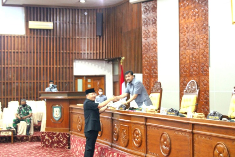 Rapat Paripurna DPRD Provinsi Bengkulu, di Ruang Rapat Paripurna, Senin, 28 Maret 2022, Foto: Dok