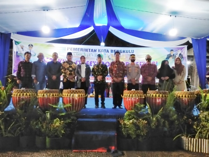 Wakil Ketua DPRD Kota Bengkulu Marliadi saat menghadiri Bengkulu Street Food Festival, Sabtu, 19 Maret 2022, Foto: Dok