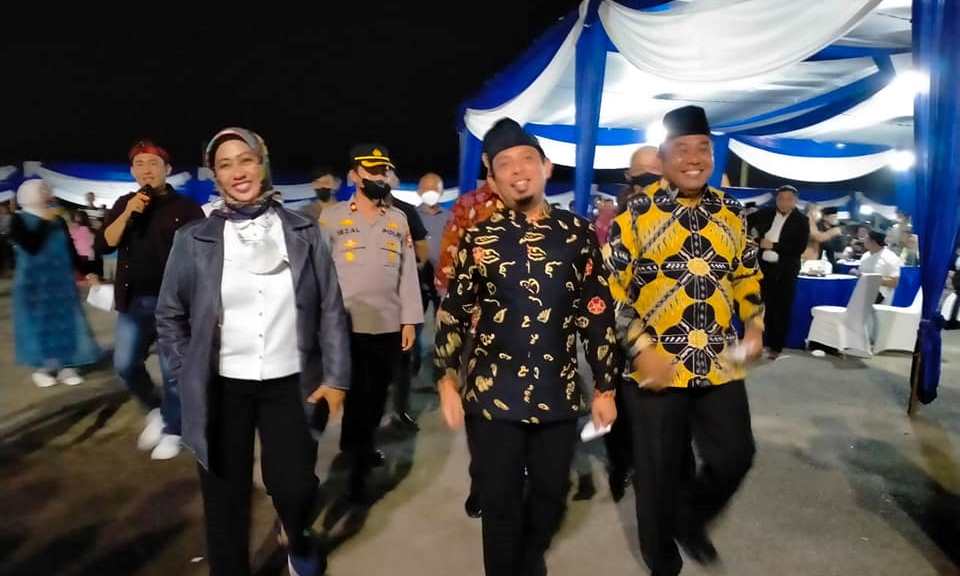 Wakil Ketua DPRD Kota Bengkulu Marliadi saat menghadiri Bengkulu Street Food Festival, Sabtu, 19 Maret 2022, Foto: Dok