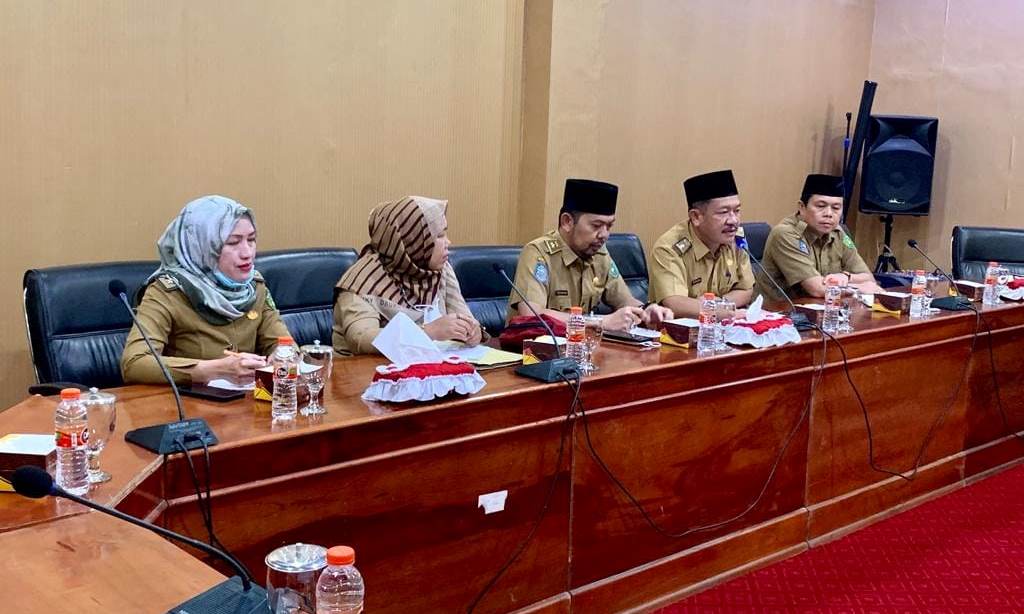 Rapat kerja Komisi I DPRD Kota Bengkulu bersama Dinas PUPR Kota Bengkulu, Senin, 21 Maret 2022, Foto: Dok