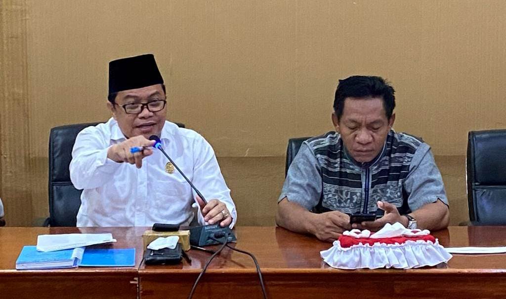 Komisi I saat menggelar Rapat Dengar Pendapat bersama Dinas Kesehatan Kota Bengkulu, Selasa, 5 April 2022, Foto: Dok