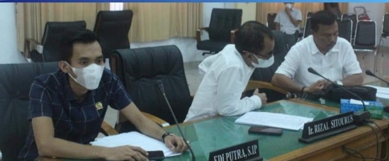 Rapat kerja DPRD Bengkulu Utara bersama Perumda Tirta Ratu Samban, 5 April 2022, Foto: Dok