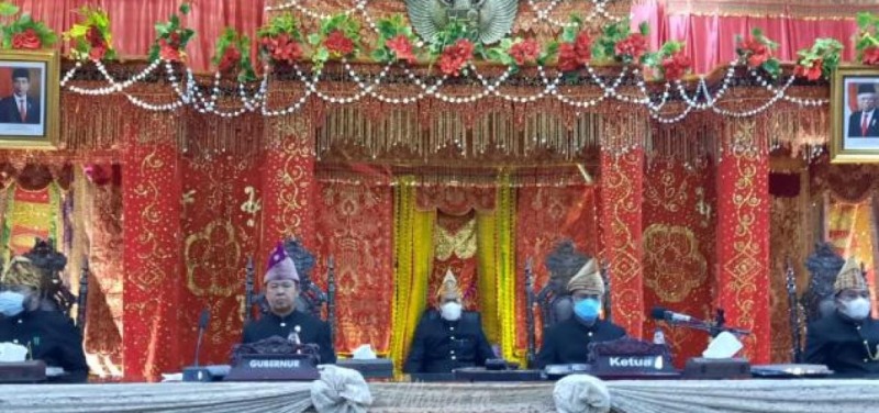 Rapat Paripurna dalam rangka HUT Kota Bengkulu ke-303, Kamis, 17 Maret 2022, Foto: Dok