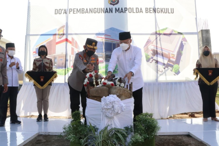 Pembangunan Gedung Utama Polda Bengkulu Dilanjutkan