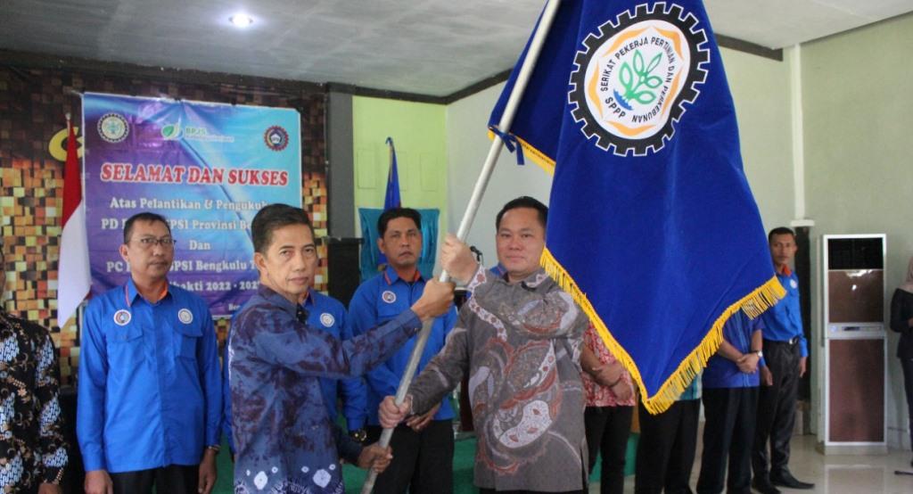Pelantikan FSPPP-SPSI Provinsi Bengkulu, Senin, 30 Mei 2022, Foto: Dok