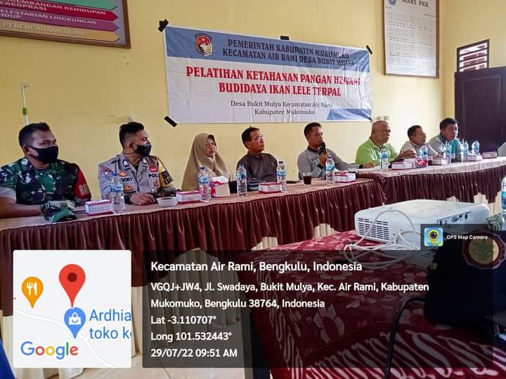 Desa Bukit Mulya saat menggelar Pelatihan Ketahanan Pangan, Hewan dan Nabati, Jumat, 29 Juli 2022, Foto: Dok