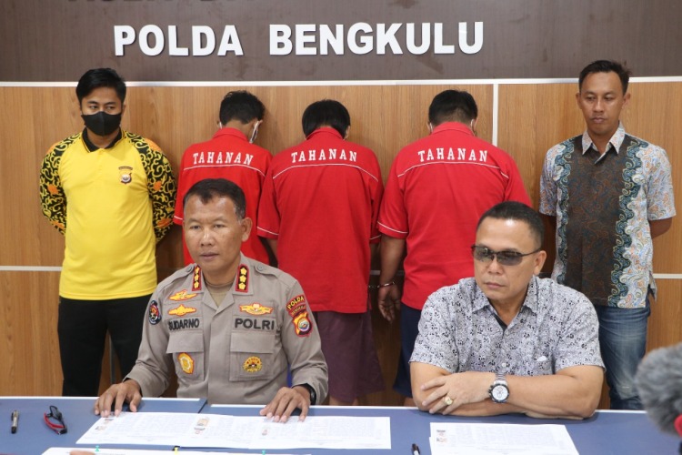 Ditresnarkoba Polda Bengkulu Amankan 32 Paket Sabu Asal Sumbar