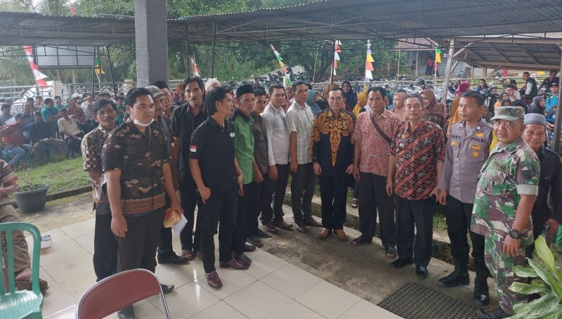 Kegiatan reses anggota DPRD Provinsi Bengkulu Irwan Eriadi, SE, M.Si di Kantor Camat Merigi Kelindang Kabupaten Bengkulu Tengah, Kamis, 21 Juli 2022, Foto: Dok 