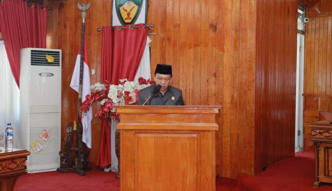 Rapat Paripurna Penyampaian Pandangan Umum Fraksi-Fraksi DPRD Bengkulu Selatan atas Nota Pengantar Bupati Bengkulu Selatan terhadap Enam Raperda, Senin, 11 Juli 2022, Foto: Dok