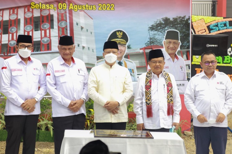 Jusuf Kalla Hadiri Peresmian Gedung PMI di Bengkulu
