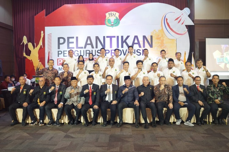Wakil Gubernur (Wagub) Rosjonsyah saat menghadiri pelantikan Pengurus PBSI provinsi Bengkulu masa periode 2021-2025, Sabtu, 27 Agustus 2022, Foto: Dok