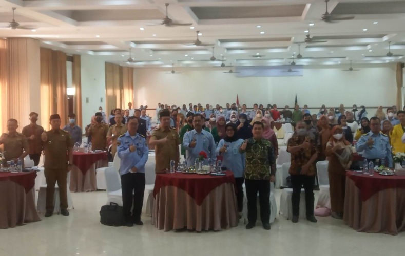Kanwil Kemenkumham Provinsi Bengkulu saat menggelar Sosialisasi Promosi dan Diseminasi Kekayaan Intelektual dan Sosialisasi Pelayanan Partai Politik, di Bengkulu, Senin, 15 Agustus 2022, Foto: Dok