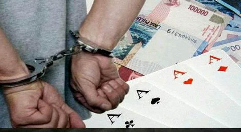 Gambar ilustrasi terduga pelaku perjudian, Foto: Dok/Kuasakata.com