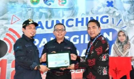 Pemerintah Kota Bengkulu saat melaunching layanan call center 112, Rabu, 20 Mei 2022, Foto: Dok
