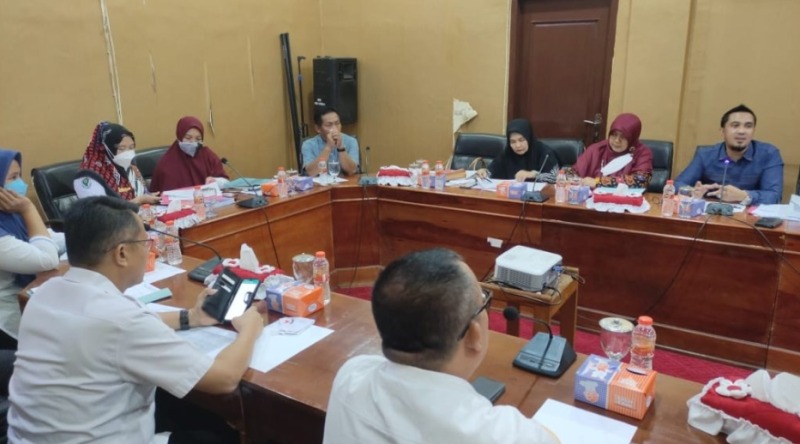 Rapat pembahasan LKPJ Walikota Bengkulu Tahun 2021, Foto: Dok