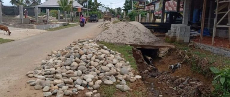 Lokasi dibangunnya drainase di Kelurahan Simpang Tiga Kecamatan Kaur, Foto: Dok