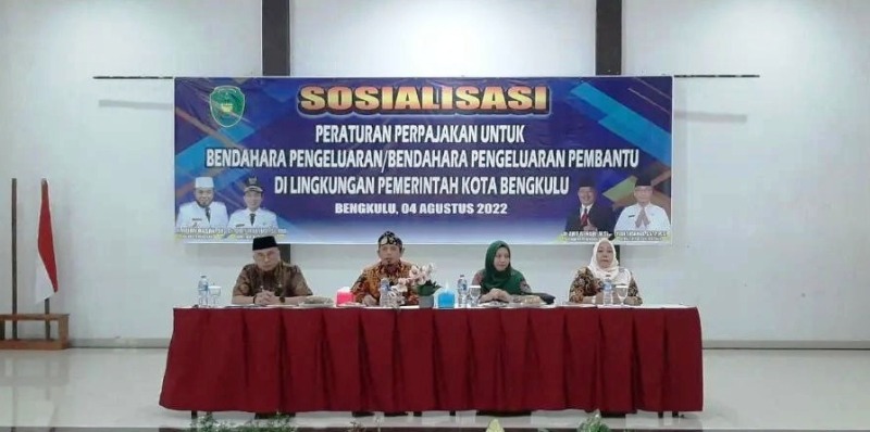 Sosialisasi peraturan perpajakan di Hotel Adeeva Kota Bengkulu, Kamis, 4 Agustus 2022, Foto: Dok