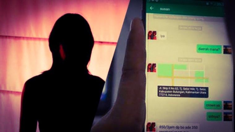 Ilustrasi booking wanita panggilan di aplikasi, Foto: Dok