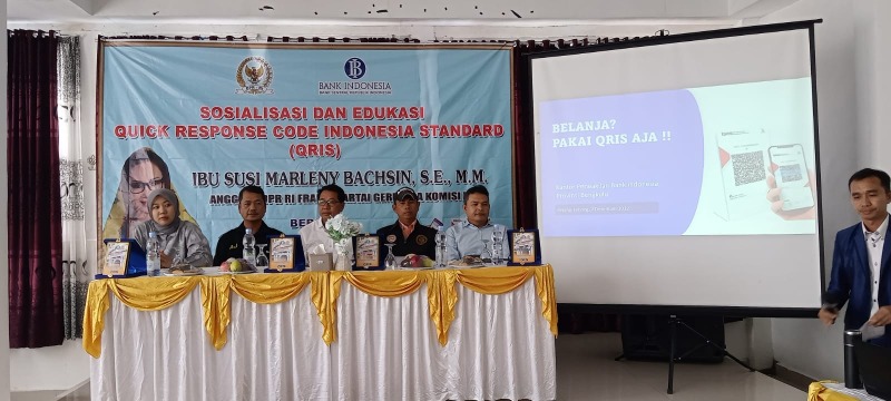 Rangkaian kegiatan sosialisasi dan edukasi transaksi digital Quick Response Code Indonesian Standard (QRIS) di Kabupaten Rejang Lebong, Rabu, 7 Desember 2022, Foto: Dok Rangkaian kegiatan sosialisasi dan edukasi transaksi digital Quick Response Code Indonesian Standard (QRIS) di Kabupaten Rejang Lebong, Rabu, 7 Desember 2022, Foto: Dok