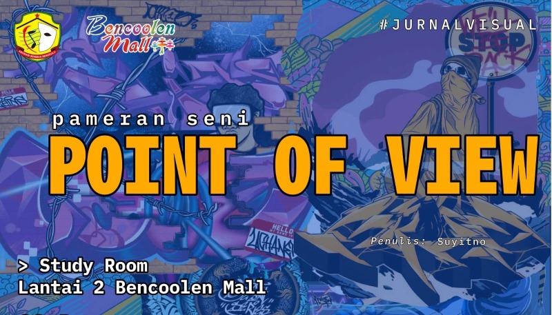 Pamflet pameran seni bertajuk Poin Of View, Foto: Dok