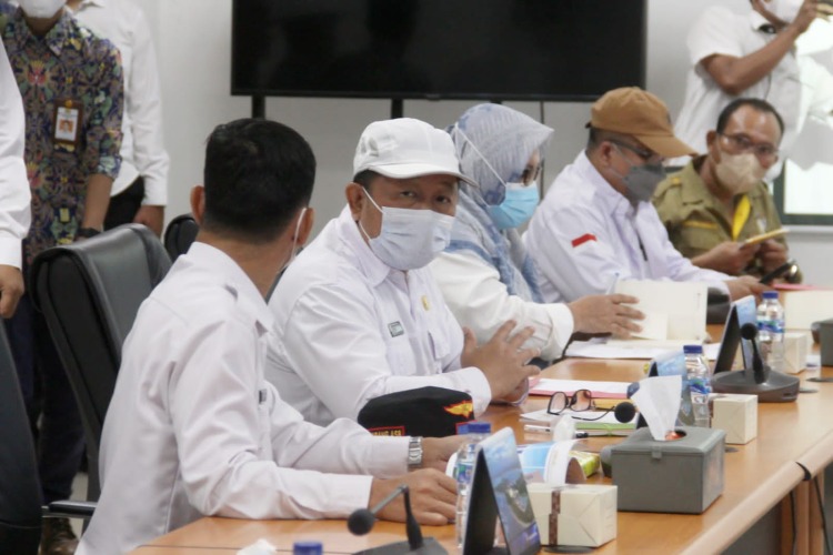Rombongan pejabat Pemprov Bengkulu kunjungi PT TLB, Rabu, 11 Januari 2023, Foto: Dok