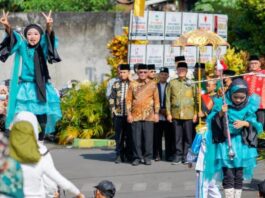 Gubernur Rohidin saat menghadiri Muswil Muhammadiyah di Rejang Lebong, Foto: Dok