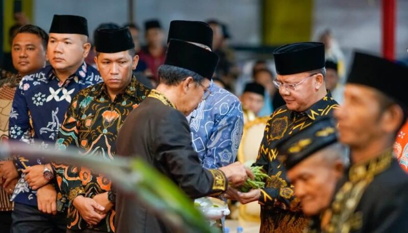 Prosesi adat Pancung Tebu tutup perayaan HUT Rejang Lebong, Sabtu, 27 Mei 2023, Foto: Dok