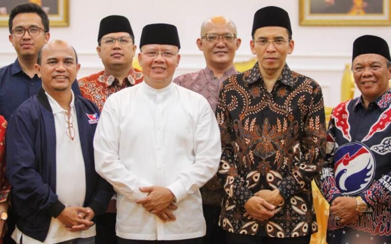 Ramah tamah TGB Zainul Majdi ke Gubernur Bengkulu Rohidin Mersyah, Jumat, 16 Juni 2023, Foto: Dok