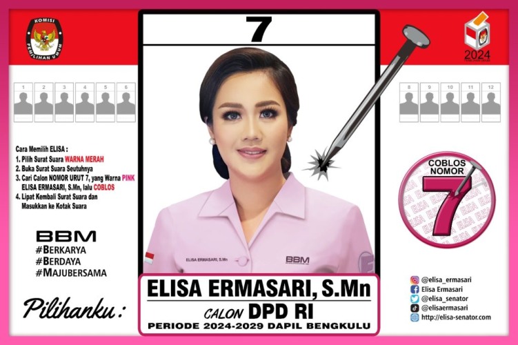 Elisa Ermasari, Calon Anggota DPD RI Provinsi Bengkulu, Foto: Dok