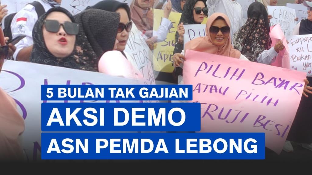 Ratusan ASN Lebong Demo Kantor Bupati